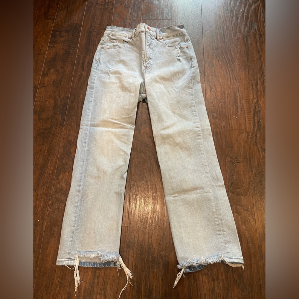 Express Jeans - Straight - Super High Rise - Size 6
